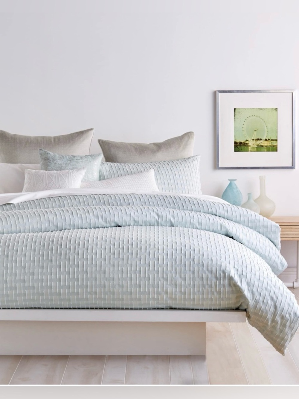 DKNY Donna Karan Refresh Duvet Cover In Queen Color Is Mist (duvet only)